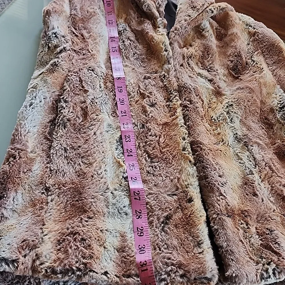 Alice+Olivia Boho Chic Retro 70's Y2K‎ Faux Fur Vest